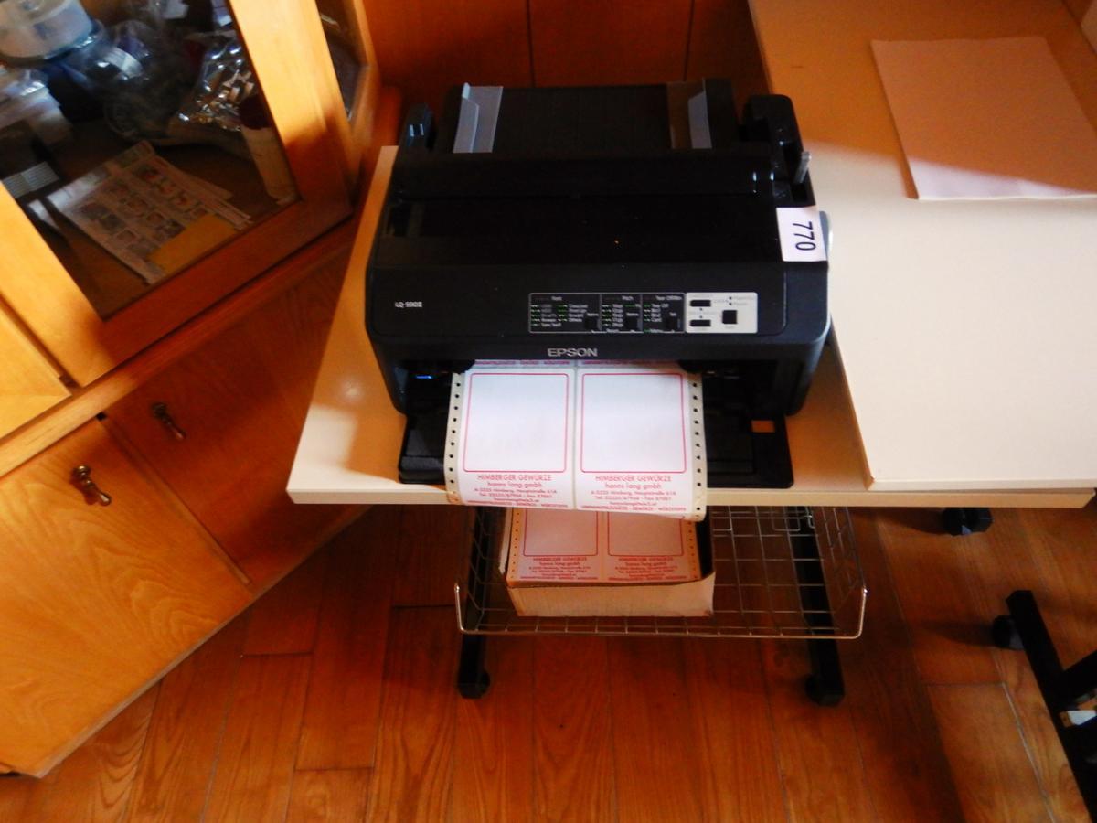 Epson Drucker LQ II mit Druckertisch